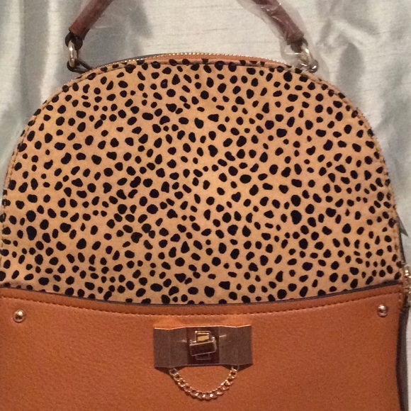 Contrast Pocket Backpack Purse main image 5